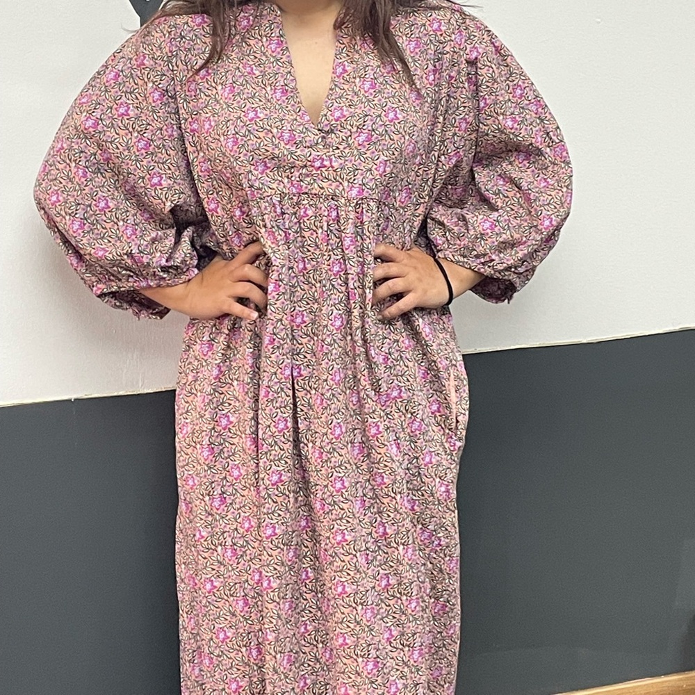 Pink maxy dress